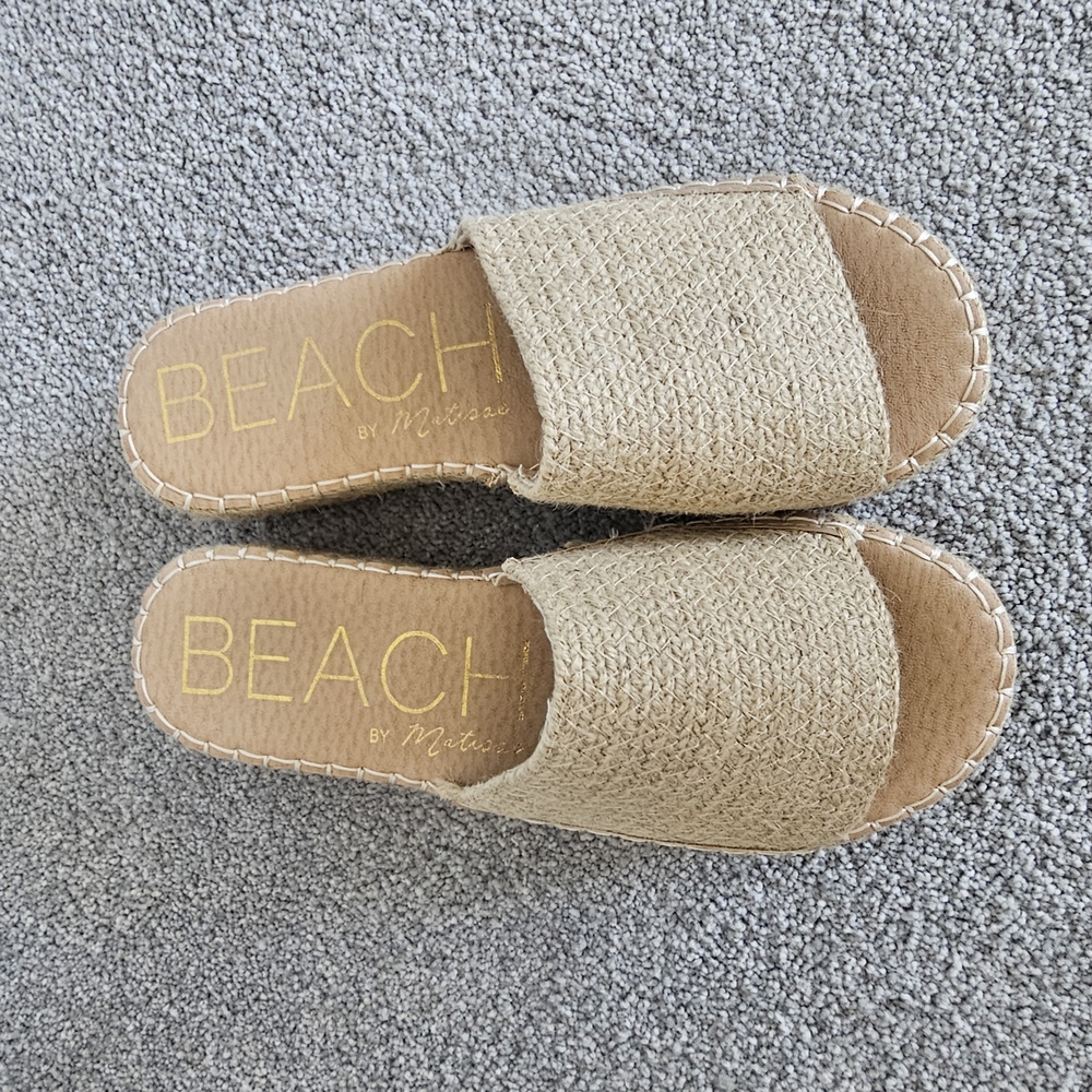 NWOT BEACH by Matisse Womens Del Mar Platform Athletic Casual Sandals